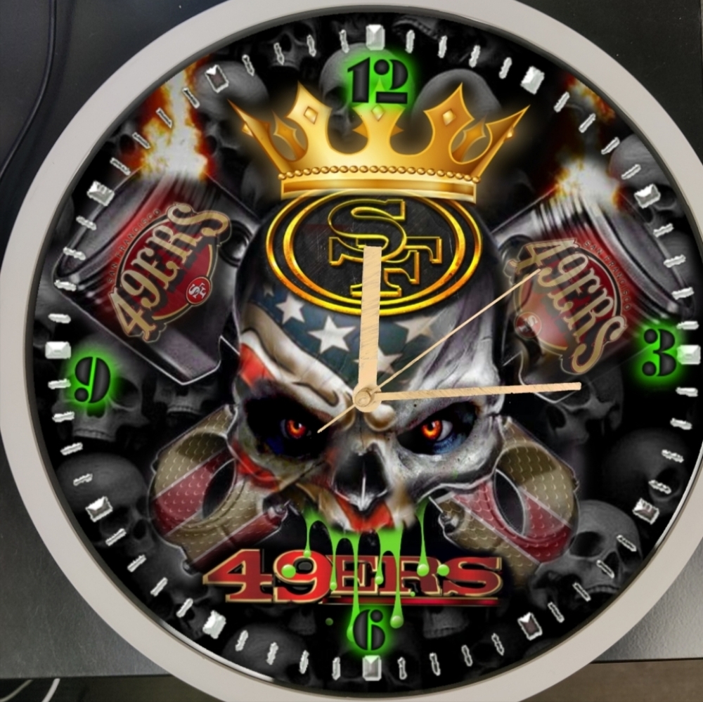 49ers led clock - Picture 3 of 3